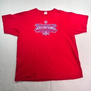 Philadelphia Phillies 2008 National League Champions World Series T Shirt XL Red
